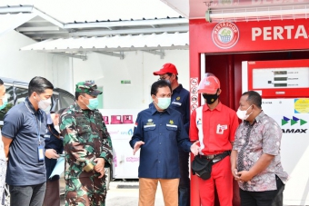 BPH Migas Puji Pertashop Terintegrasi di Kabupaten Bandung
